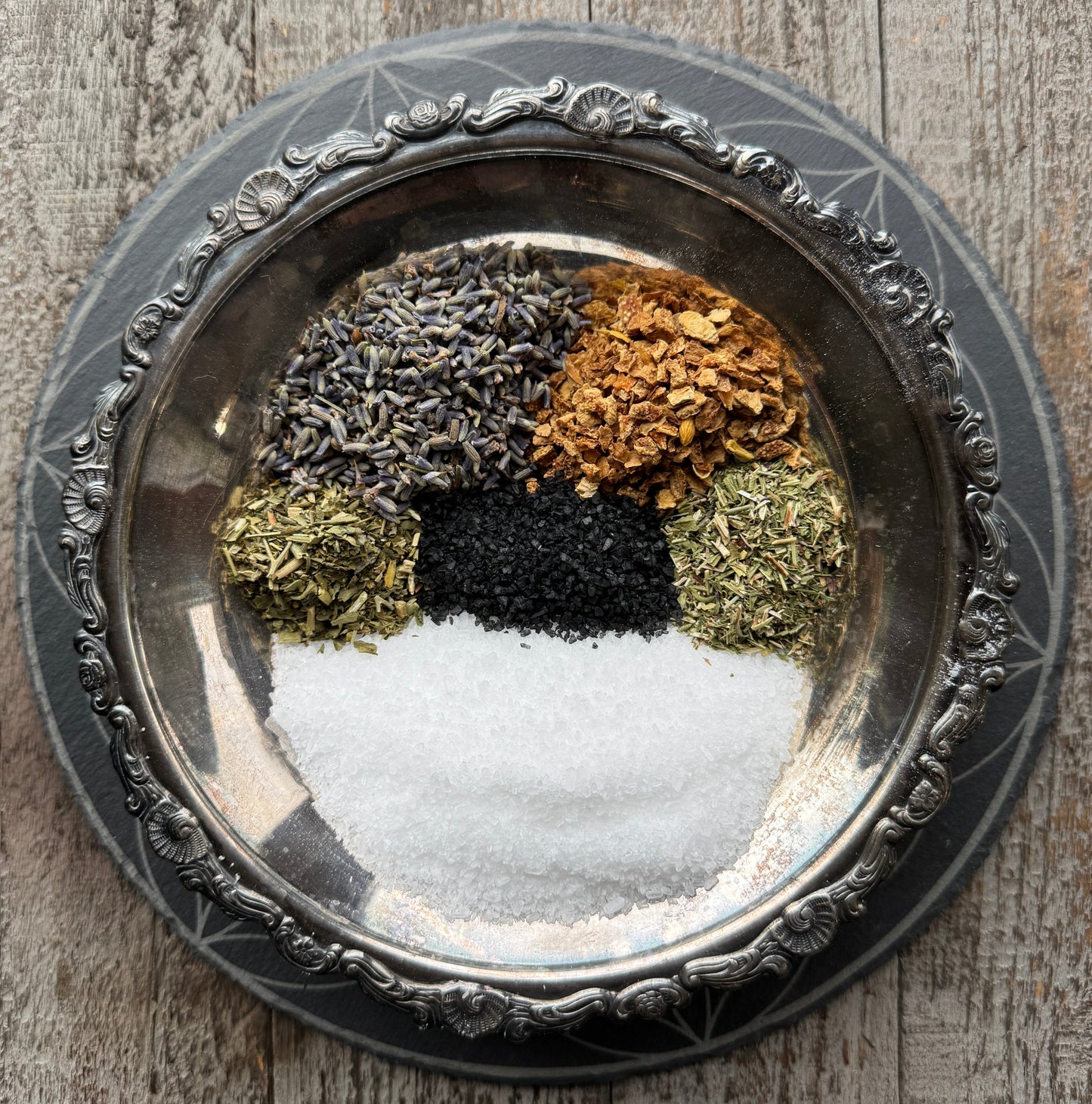 Block Buster Intention Salt Soak - Lavender, Black Violet & Saffron bath salt