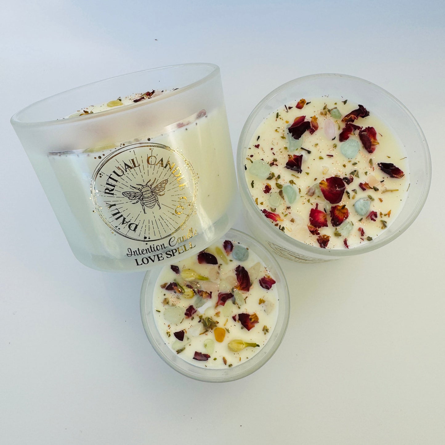 Love Spell Intention Candle - Rose, Sweet Orange & Anise
