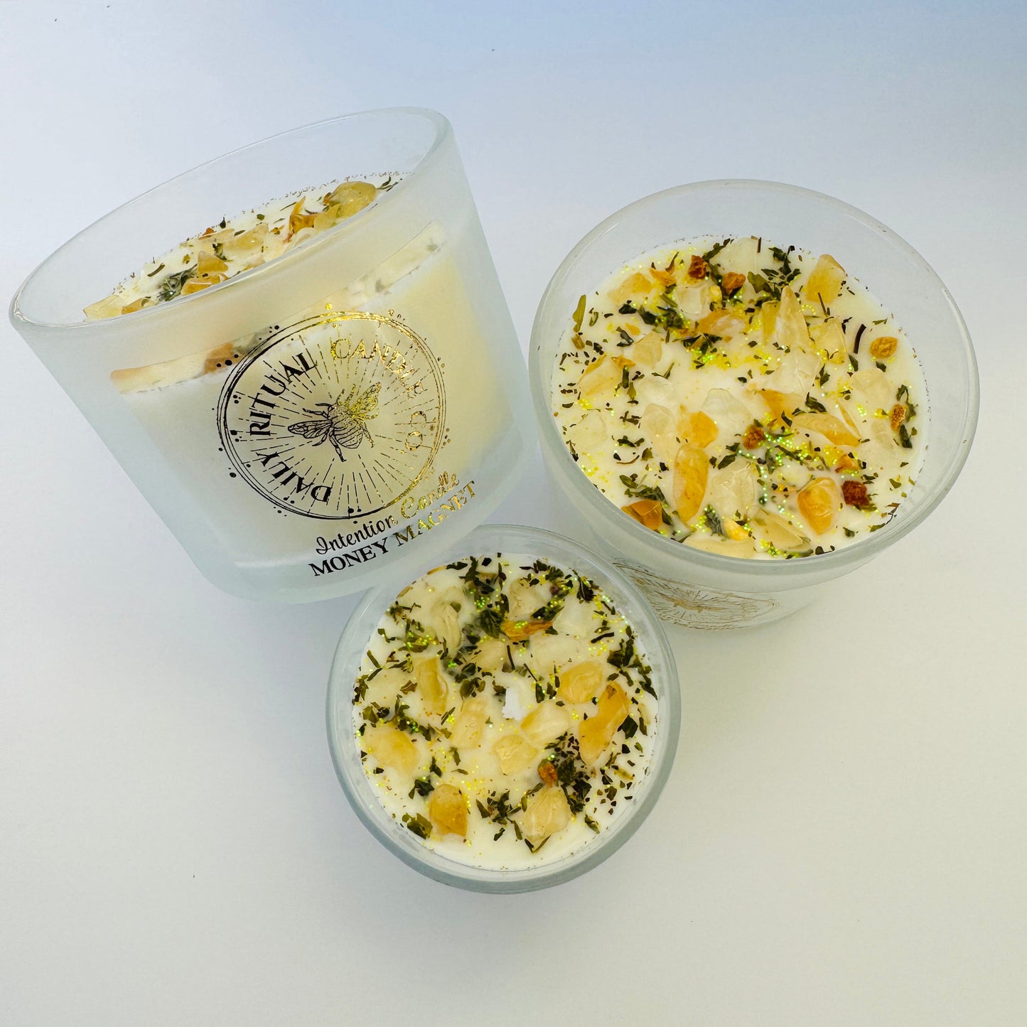 Money Magnet Intention Candle - Cinnamon Stick, Garden Mint & Clove