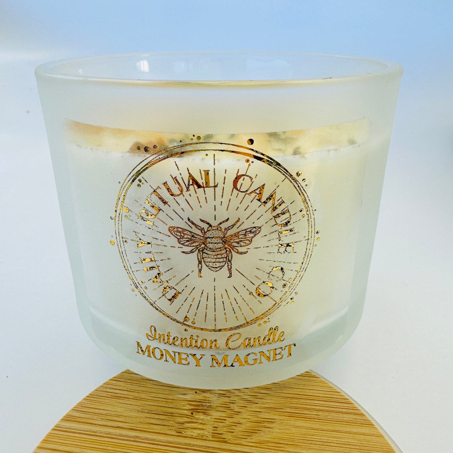 Money Magnet Intention Candle - Cinnamon Stick, Garden Mint & Clove