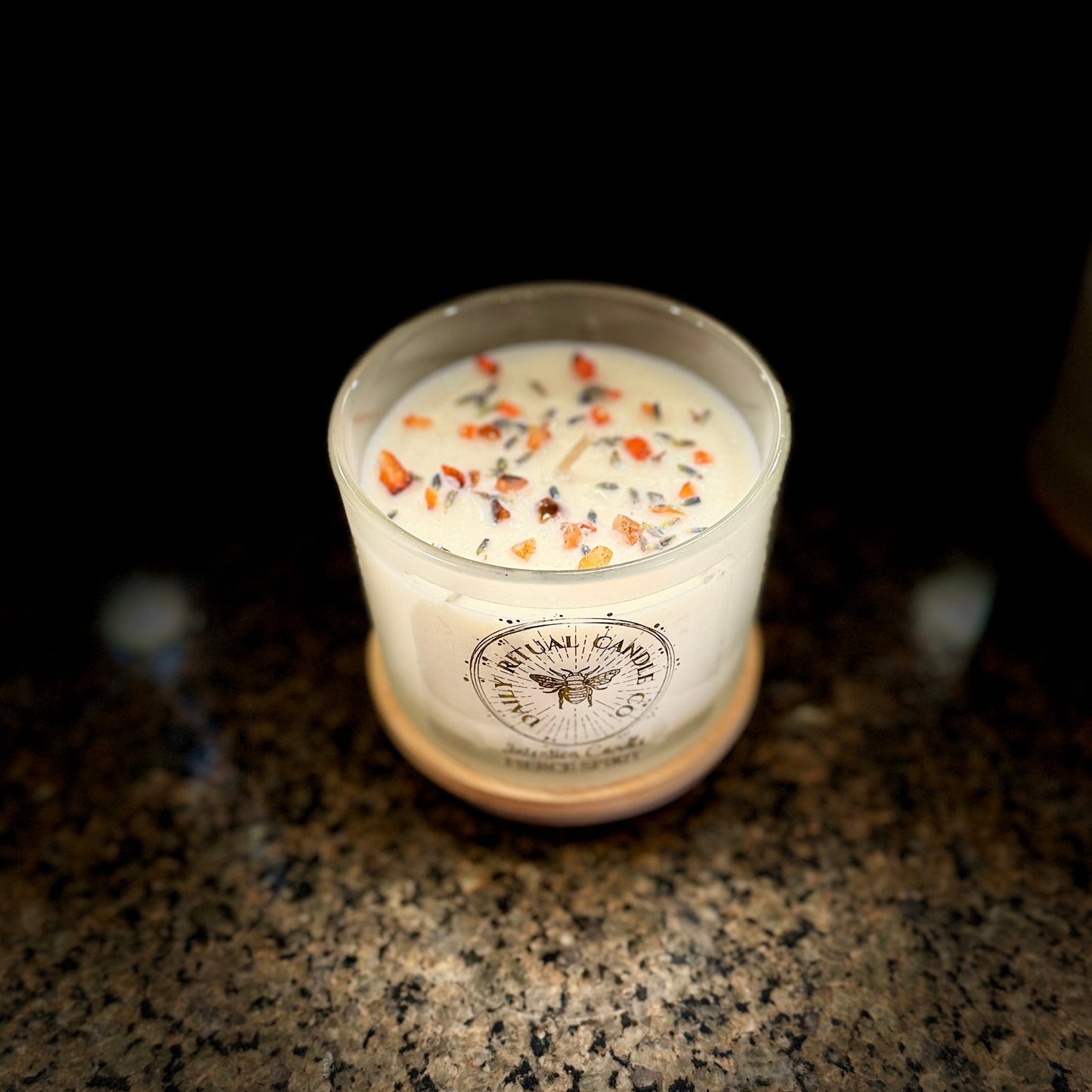 Fierce Spirit Intention Candle - Clementine, Labdanum & Sandalwood