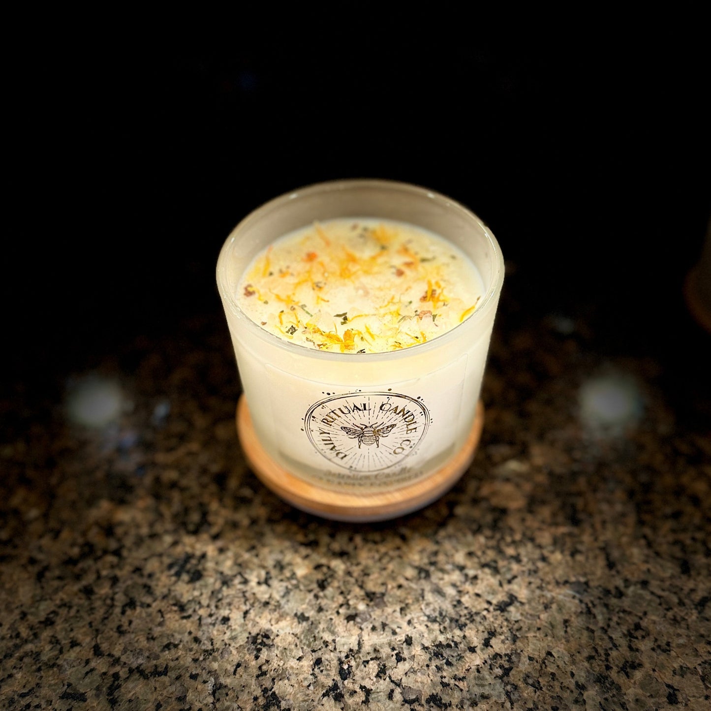 Clearly Inspired Intention Candle - Tangerine, Spearmint & Eucalyptus
