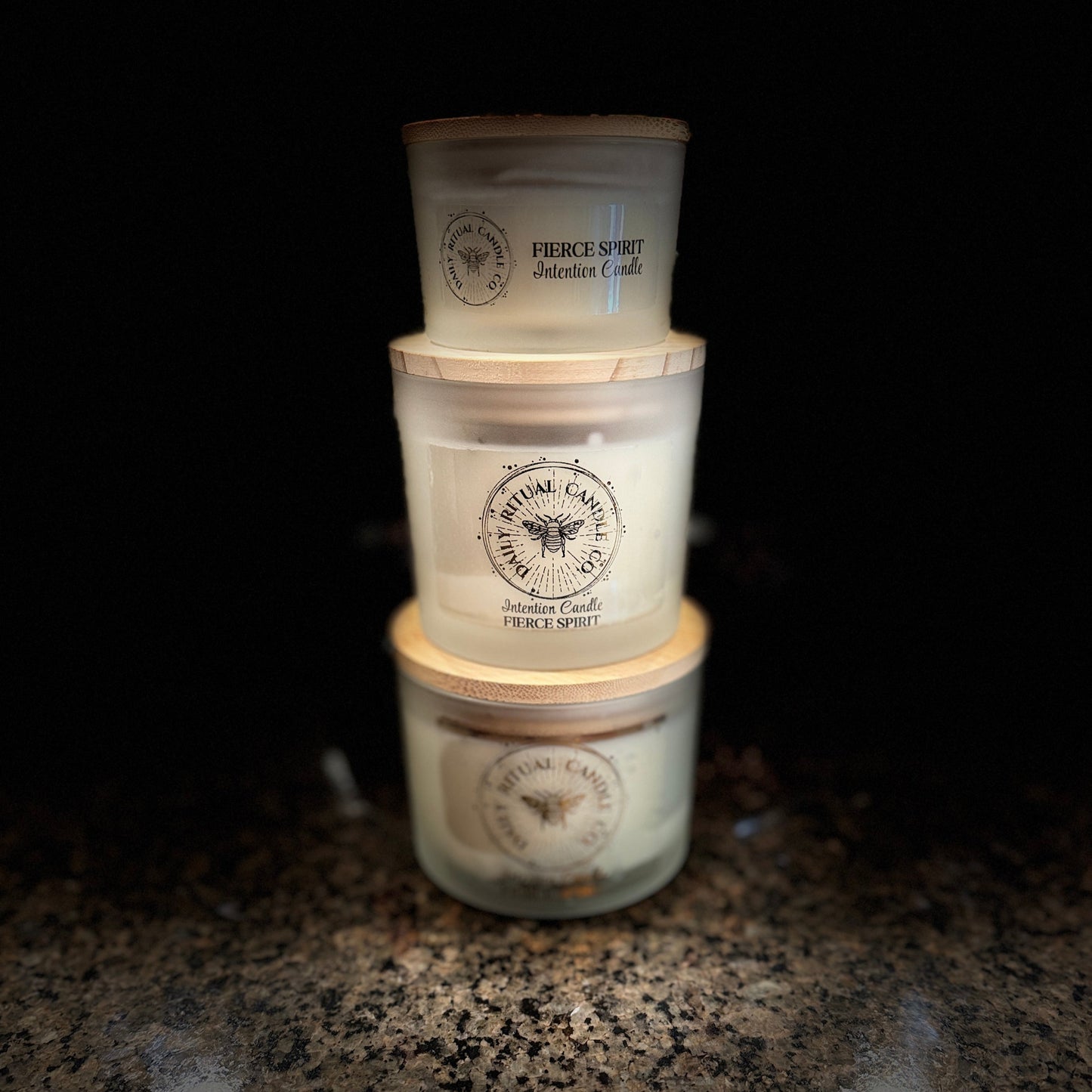 Fierce Spirit Intention Candle - Clementine, Labdanum & Sandalwood