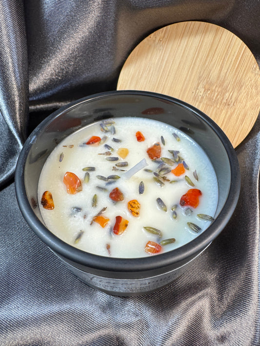 Fierce Spirit Intention Candle - Lavender, Bergamot & Rose Geranium