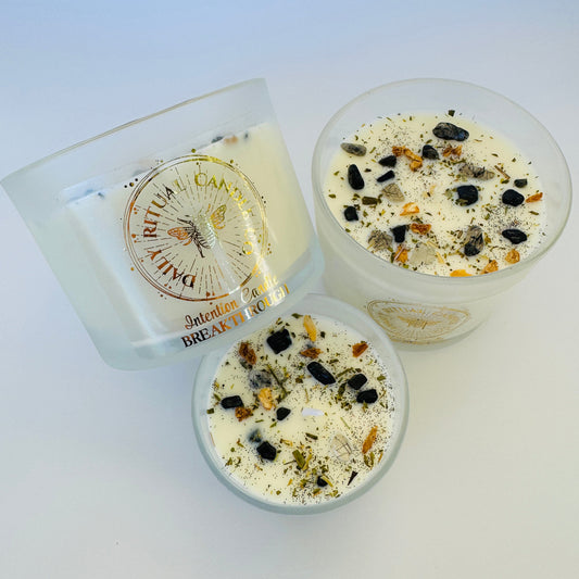 Breakthrough Block Buster Intention Candle - Lavender, Black Violet & Saffron