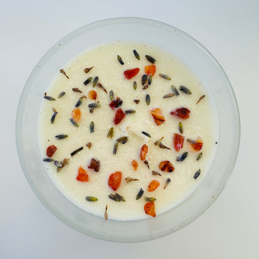 Fierce Spirit Intention Candle - Lavender, Bergamot & Rose Geranium
