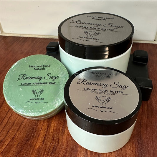 Heart and Hand Naturals Shea Butter Bar Soap