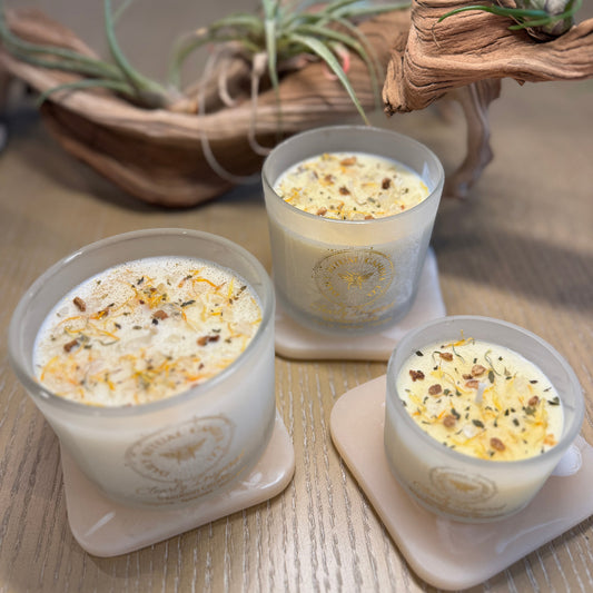 Clearly Inspired Intention Candle - Tangerine, Spearmint & Eucalyptus