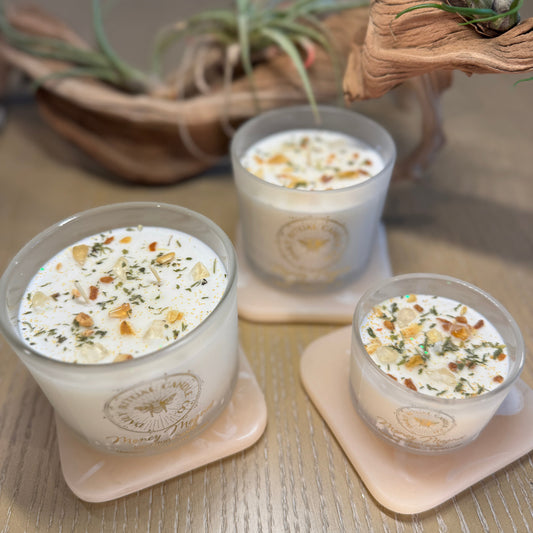 Money Magnet Intention Candle - Tomato Leaf, Garden Mint & Cinnamon